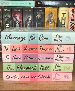 Marriage for One, The Hardest Fall, To Hate Adam Connor, To Love Jason Thorn, Charlie, Love and Clichés