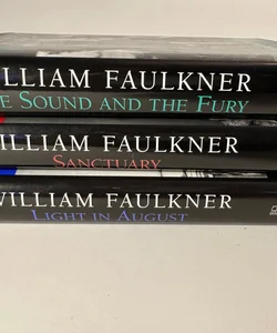 (3) William Faulkner hardcovers Book-Of-The-Month Club Editions