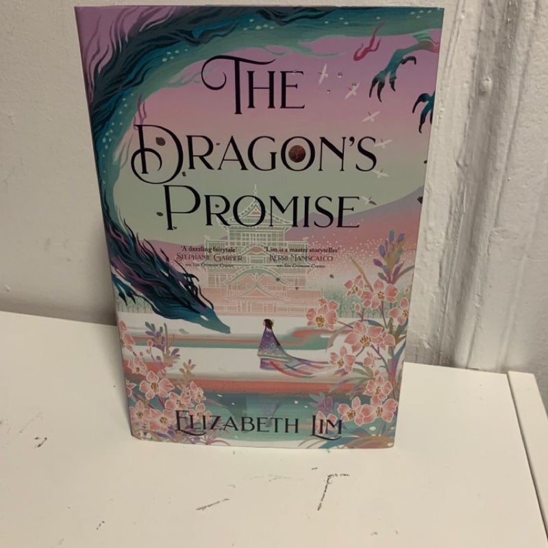 FAIRYLOOT THE DRAGON'S PROMISE ELIZABETH LIM SIGNED STENCILED purchases EDGES