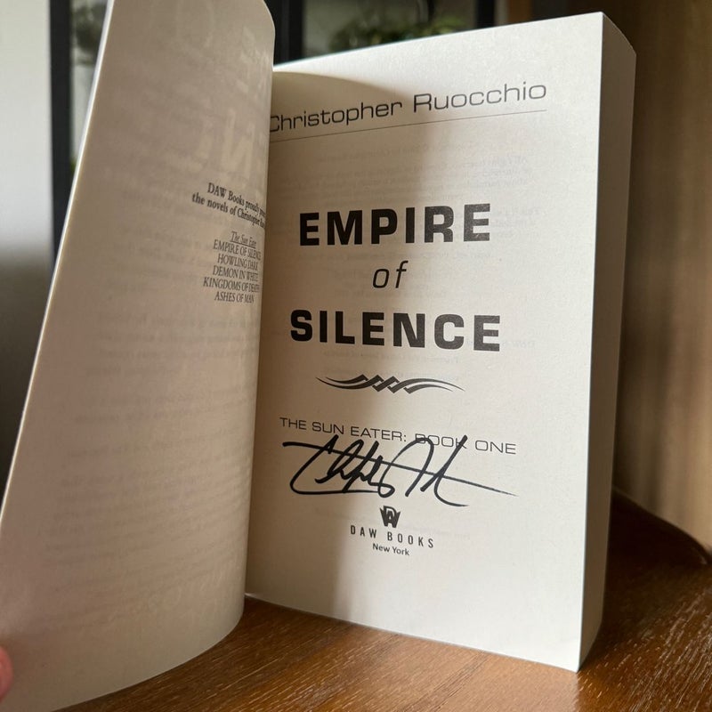 Empire of Silence - SIGNED