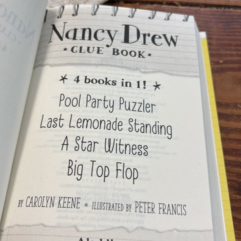 Nancy Drew Clue Book 4 Books In 1!