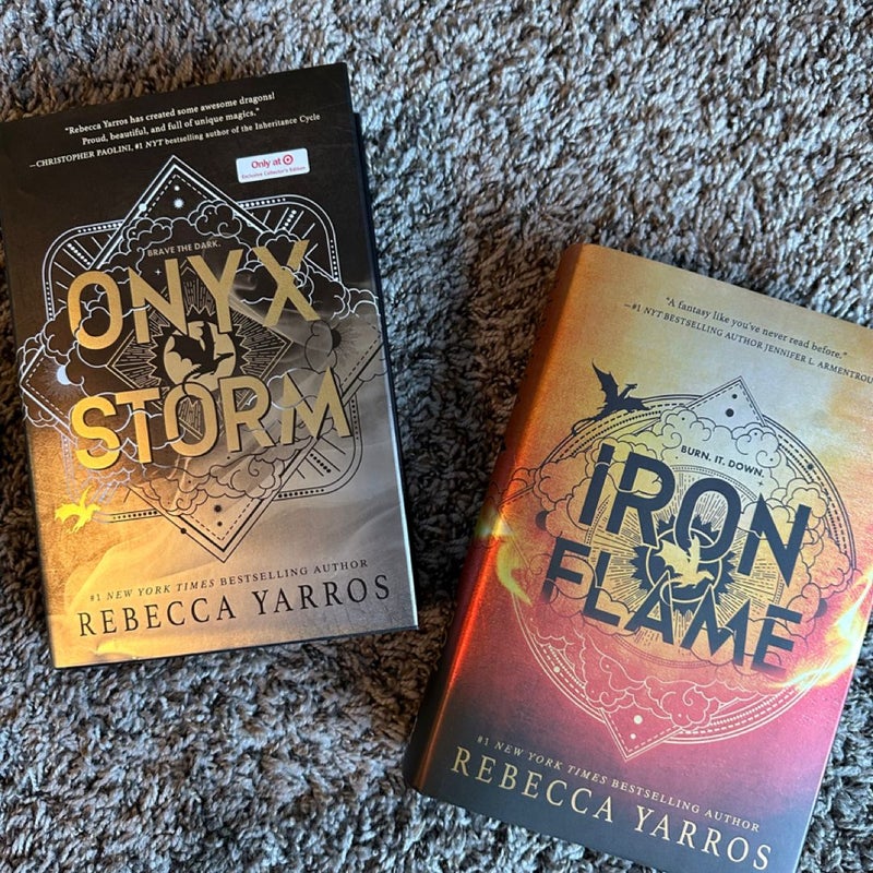 Target Exclusive Onyx Storm & First Edition Iron Flame