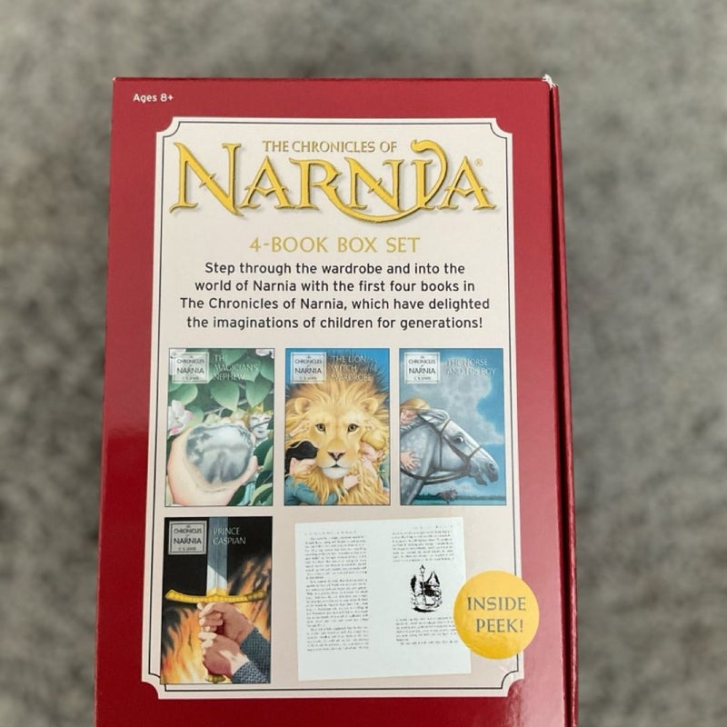 The Chronicles of Narnia 4 Book Box Set  