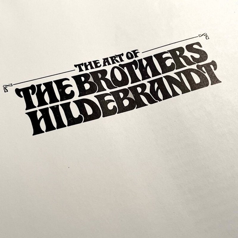 The Art of the Brothers Hildebrandt First Edition Ballantine Books 1979