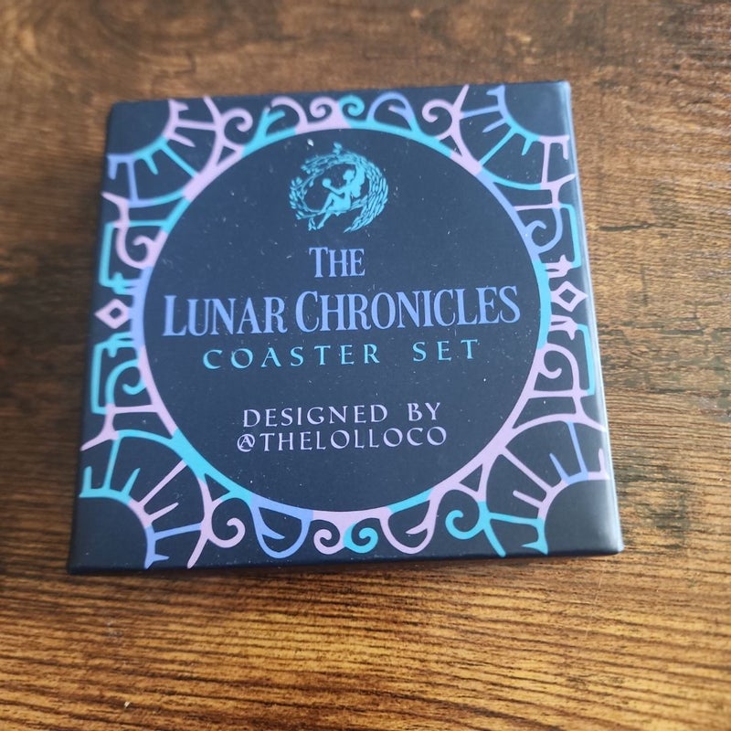 Lunar Chronicles Fairyloot Coasters
