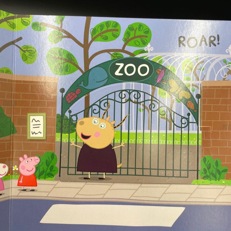 Peppa pig Peppa goes to the zoo childrens board book