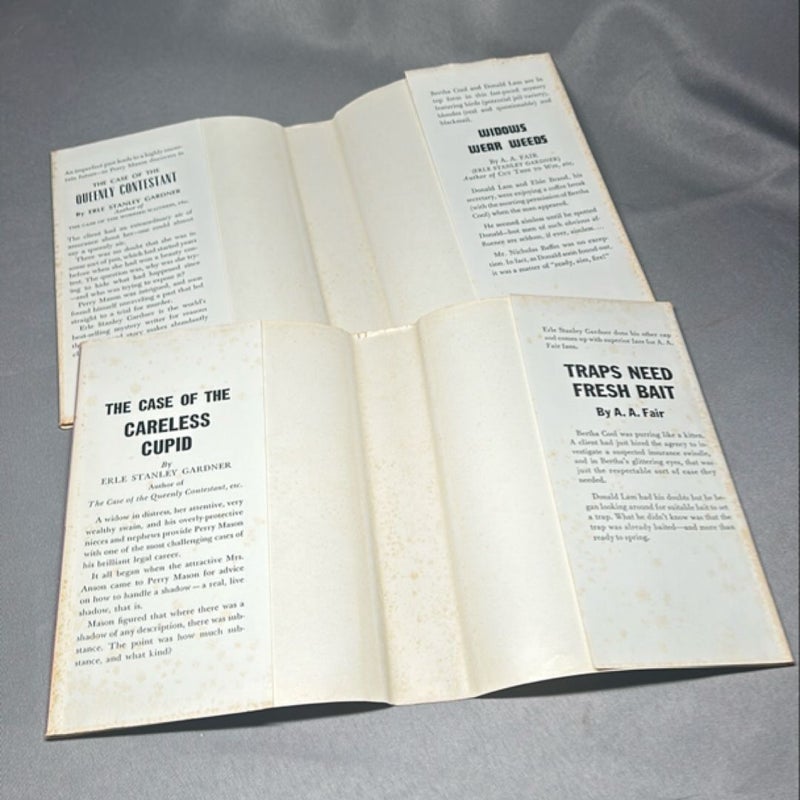 Set of 8 Perry Mason, Donald Lam and Bertha Cool Mysteries by Earl ...