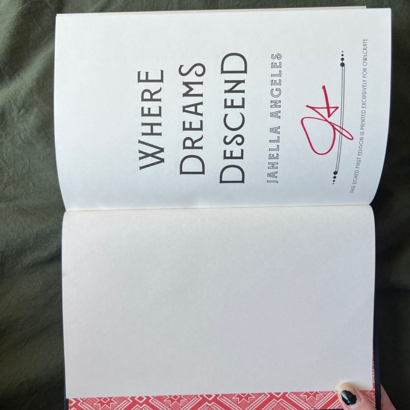 Where Dreams Descend - SIGNED