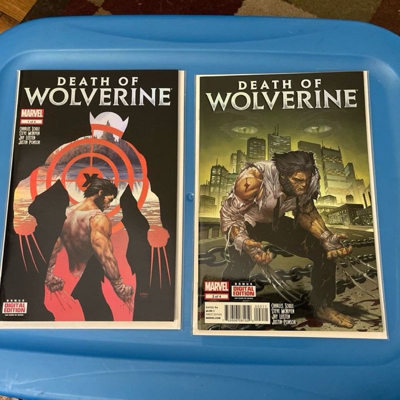 Death Of Wolverine #1-#4 (2014 Marvel) 