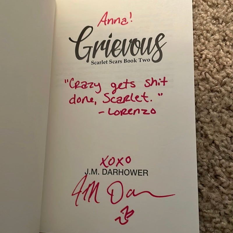 Grievous (signed by the author)