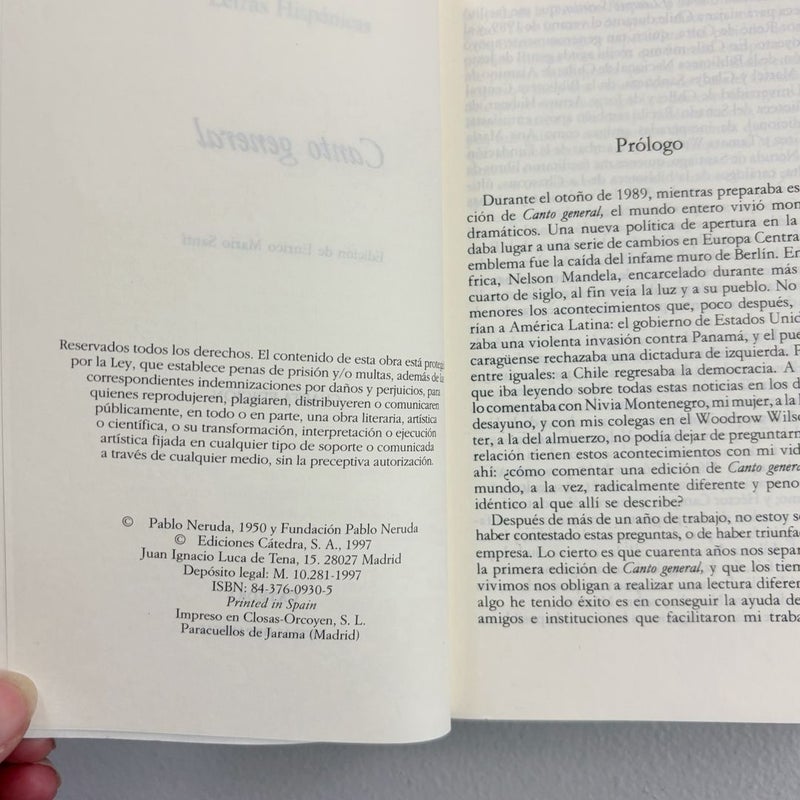Canto General {Spanish, 1997}