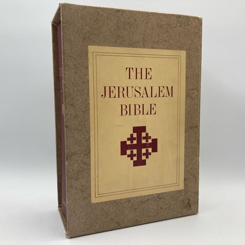  The Jerusalem Bible Doubleday 1966 Edition Hardcover With Slipcase