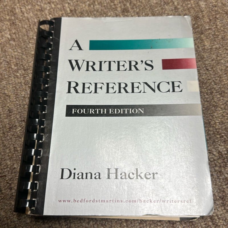 A Writer's Reference