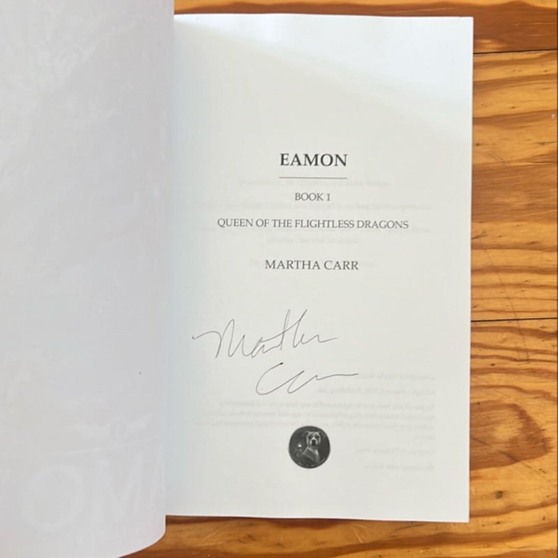 Eamon (signed by author, out of print cover)