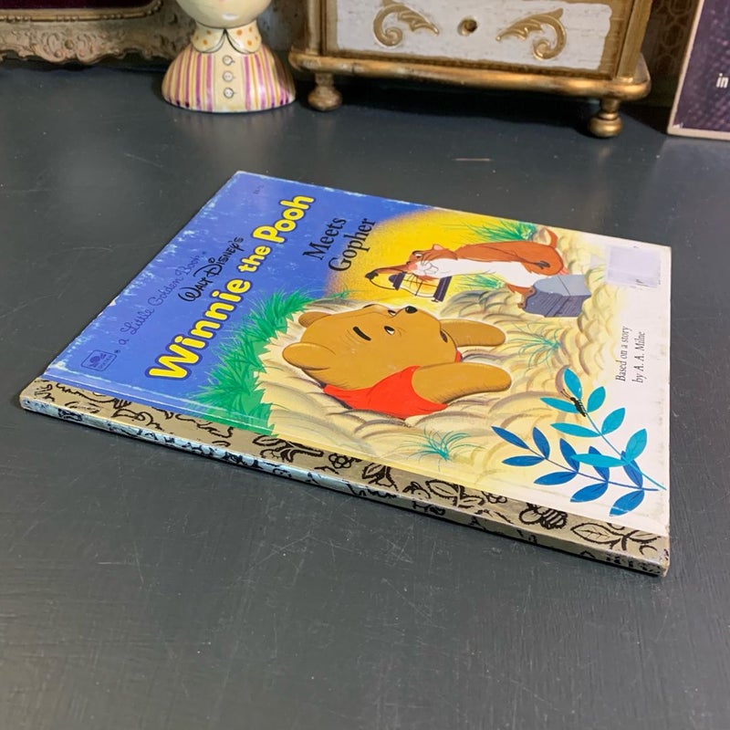 Winnie the Pooh Meets Gopher Little Golden Book