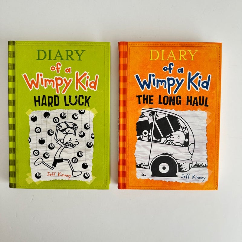 Diary of a Wimpy Kid book bundle, 4 books