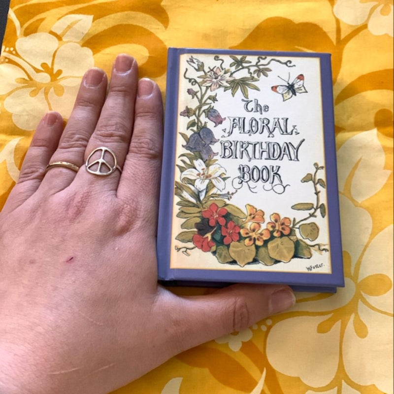 Floral Birthday Book