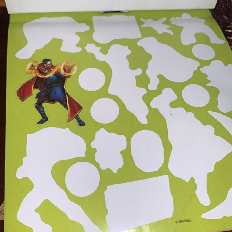 Marvel Avengers sticker book pad 