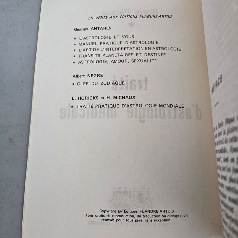Traité d'astrologie médicale