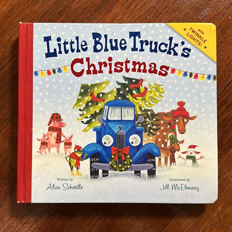 3 Piece Bundle of Little Blue Truck Hardcover Board Books Twinkle Lights