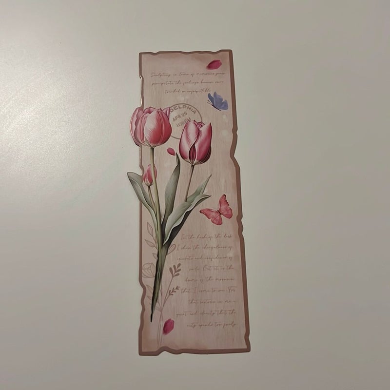 floral bookmark