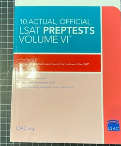 10 Actual, Official LSAT PrepTests Volume VI