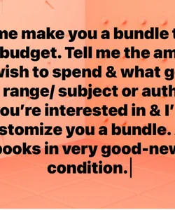 Bundles and Blind Dates w a Book available. All Genres 