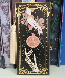 Bookish box Hades & Persephone inspired enamel bookmark 