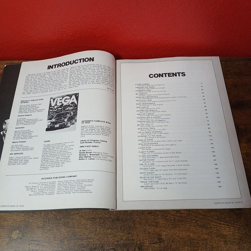 Petersen’s Complete Book of VEGA 