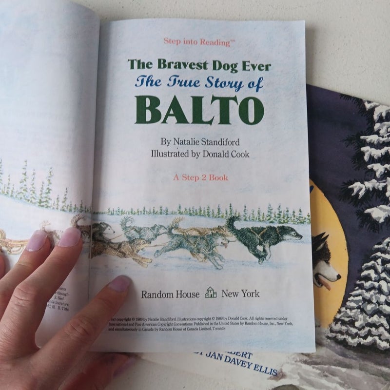 Iditarod, Sled Dog, Balto - 3 Book Bundle: Eye on the Iditarod; Balto; Mush!