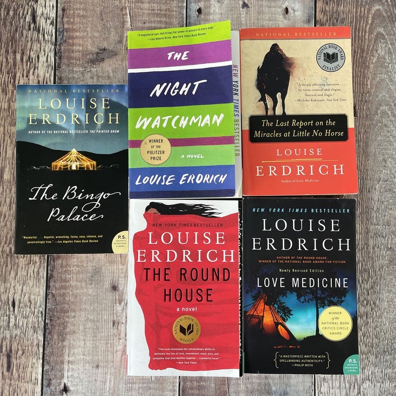 Louise Erdrich Bundle of 5 books