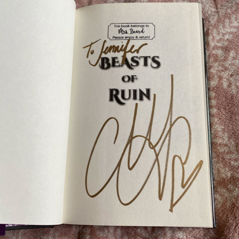 Beasts of Ruin SIGNED