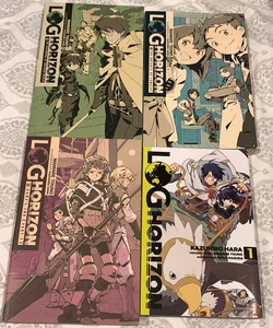 Log Horizon, Vol. 1-3 (light Novel) and Manga Vol 1