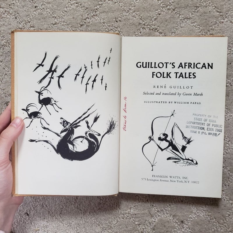 Guillot's African Folk Tales (1st American Edition, 1965)