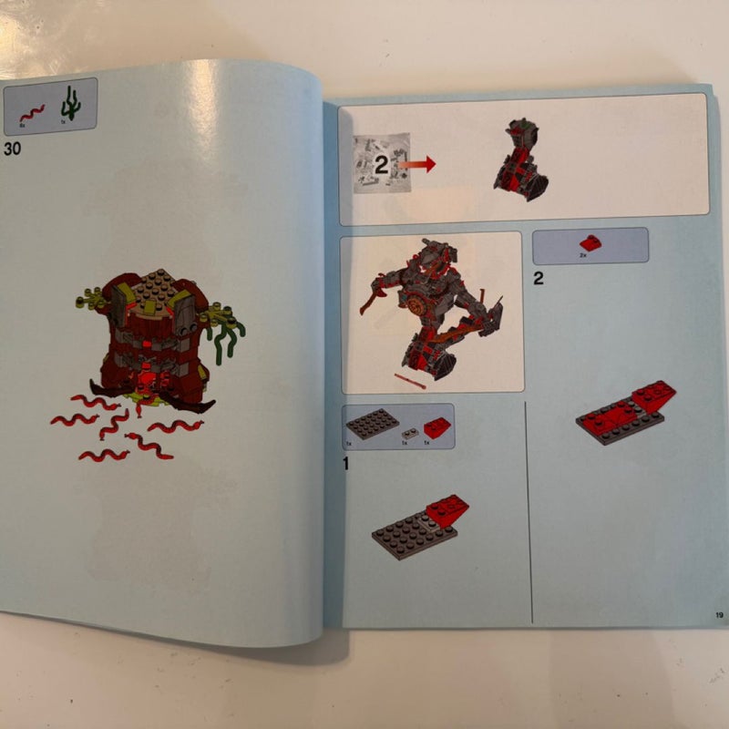 Instruction Manual Only for LEGO Ninjago Dawn Of Iron Doom Set 70626 Manual Only