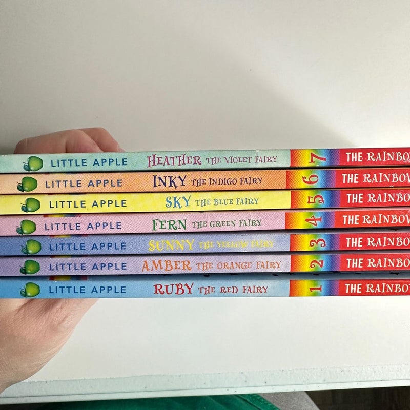 Rainbow Magic, The Rainbow Fairies book bundle, 7 books