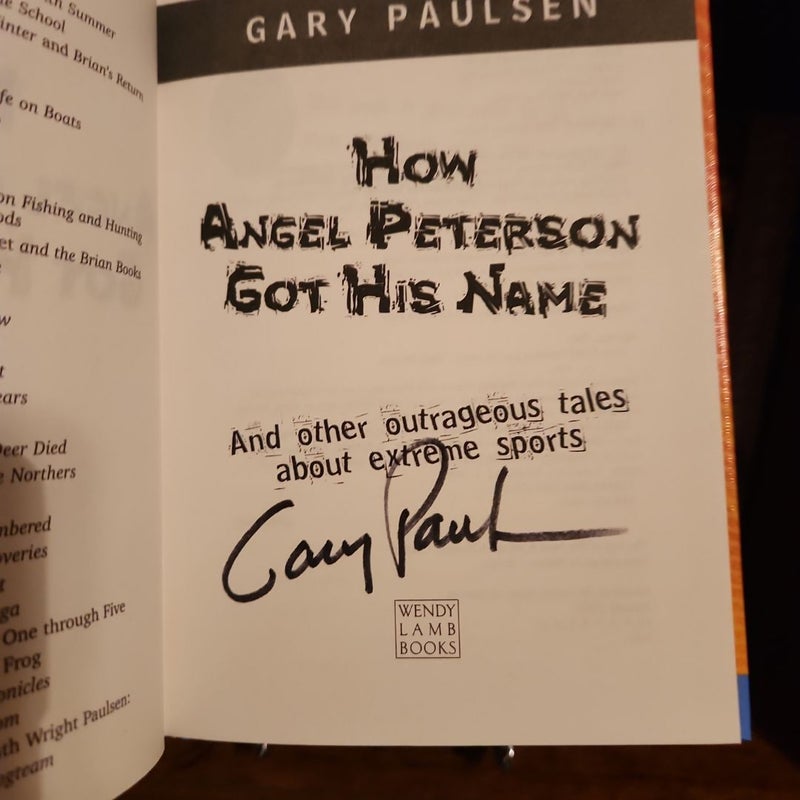 *Signed* How Angel Peterson Got His Name