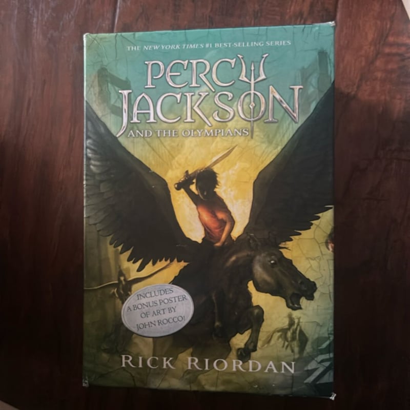 Percy Jackson and the Olympians 4 Book Paperback Boxed Set (missing one)