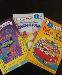 3 Books including I Can Read Pete the Cat / Super Pete
