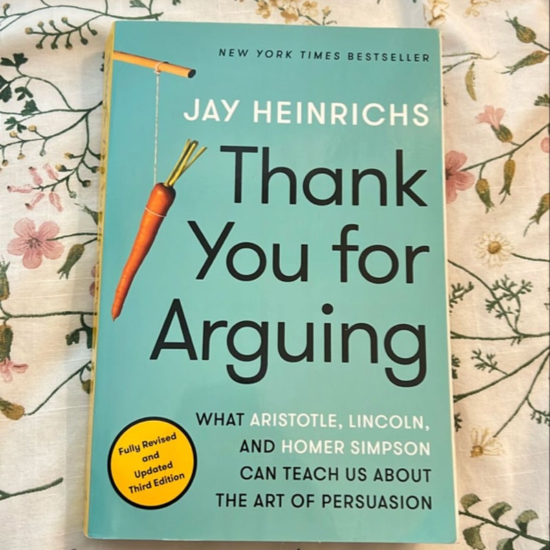 Thank You for Arguing, Third Edition