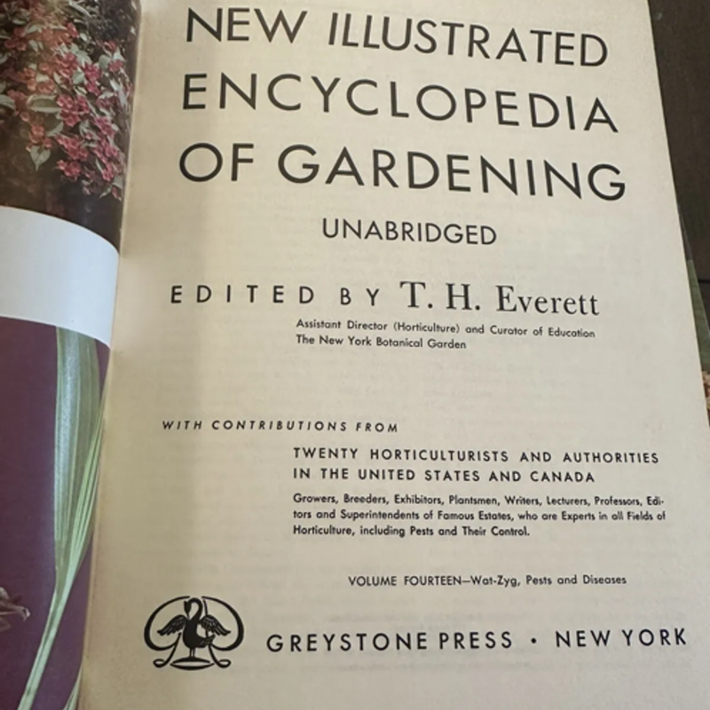 New illustrated encyclopedia of gardening complete set