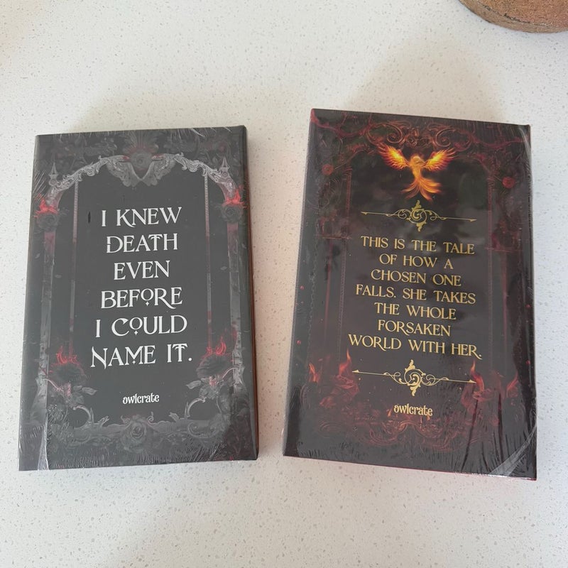 Signed - Owlcrate Songbird and the Heart of Stone & Six Scorched Roses