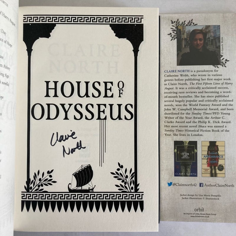 Songs of Penelope Trilogy: Ithaca, House of Odysseus & The Last Song of Penelope GOLDSBORO SIGNED FIRST EDITIONS 