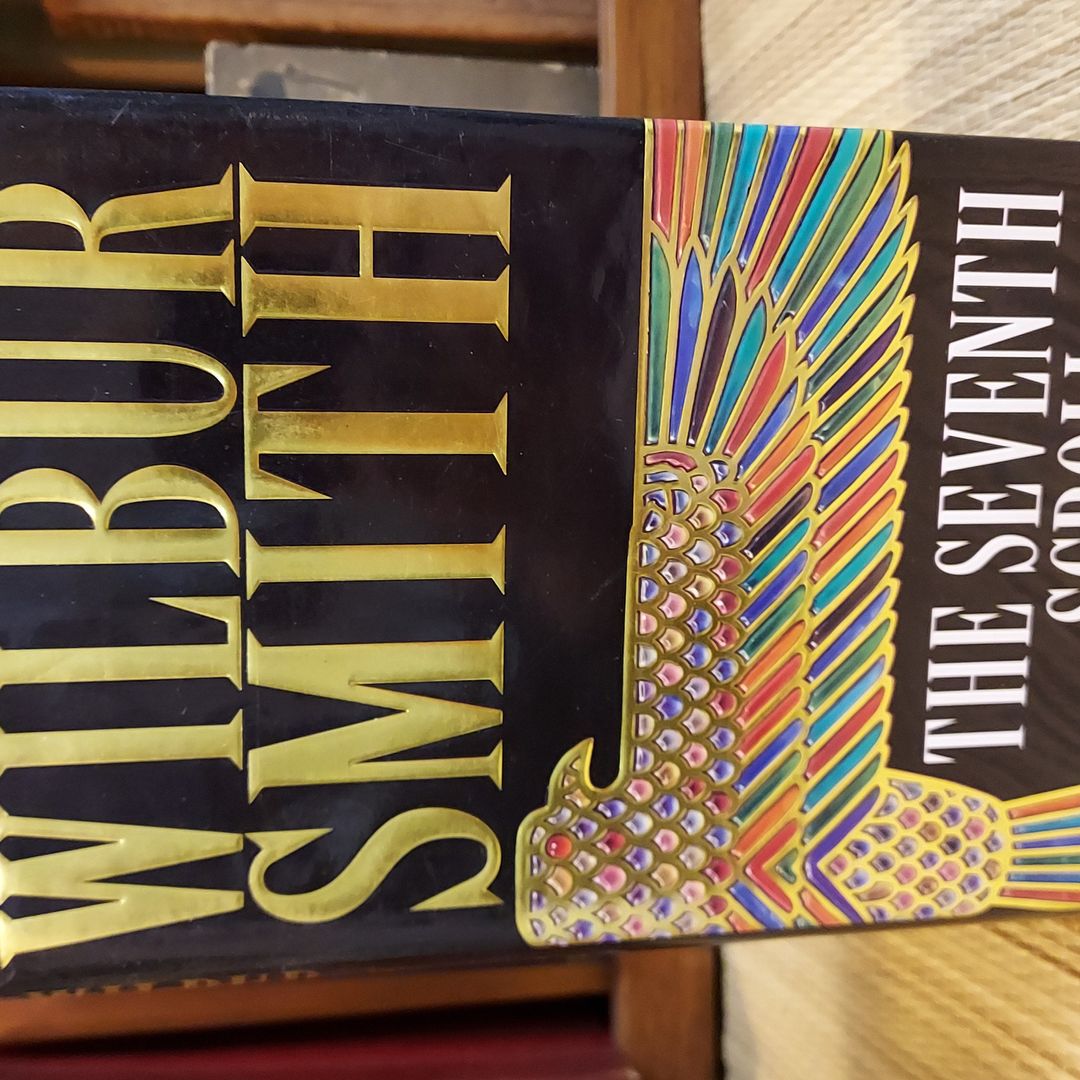 The Seventh Scroll By Wilbur A. Smith - Hardcover 1st Edition - VERY GOOD Condition - Ancient Egyptian Series