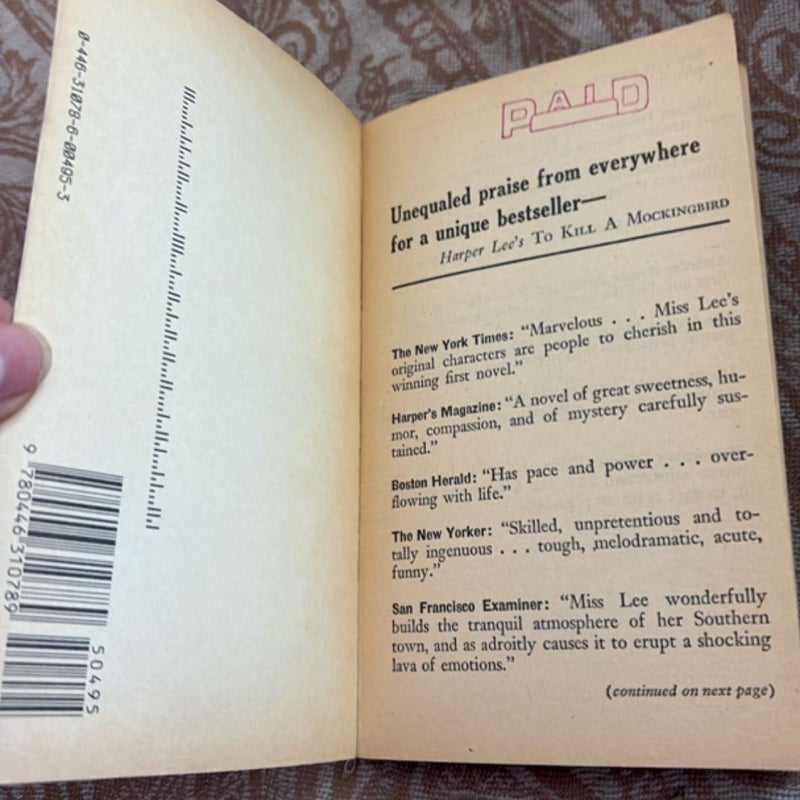 To Kill a Mockingbird