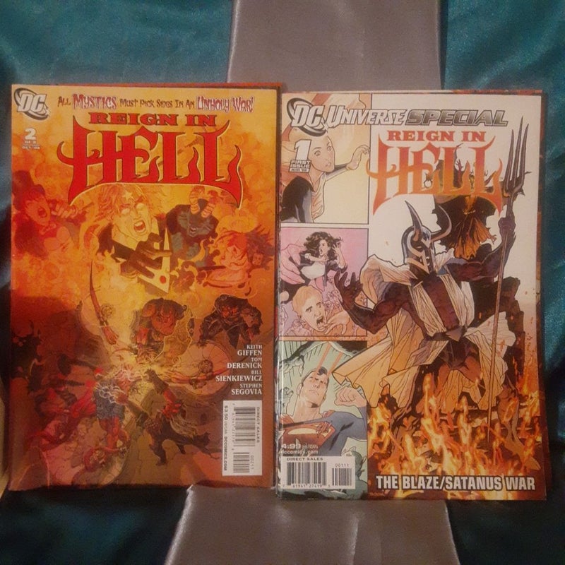Reign in Hell DC Comics 2,3,4,5,6,7,8, special comic lot