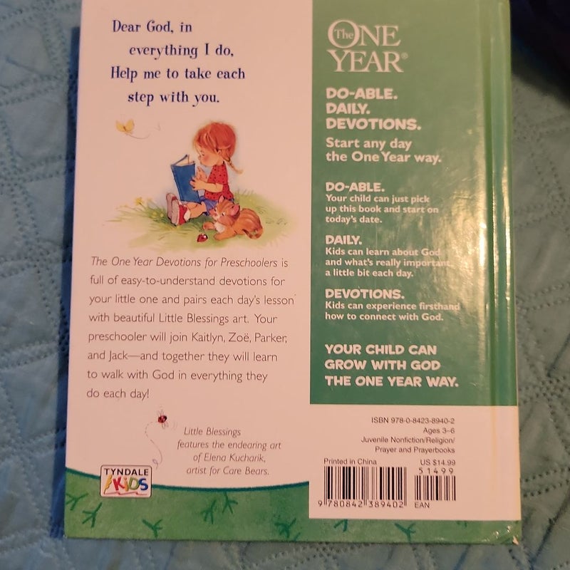 The One Year Devotions for Preschoolers