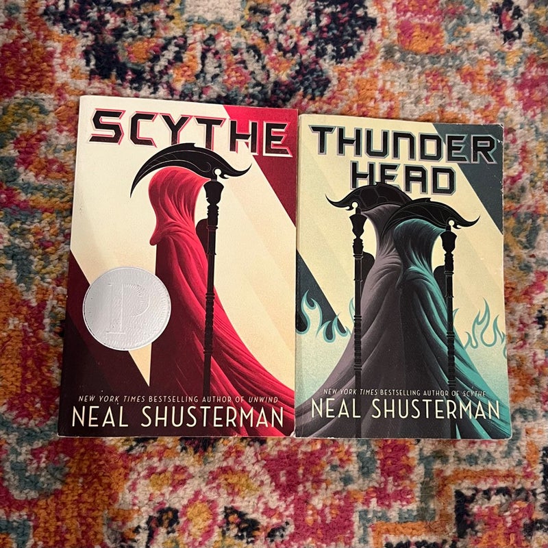 Neal Shusterman Arc of a Scythe Collection 2 Books Set Thunderhead & Scythe PBs 