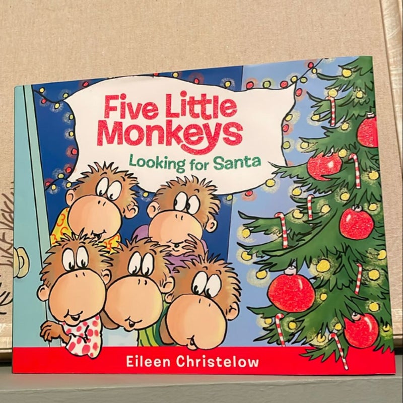 Five Little Monkeys Looking for Santa