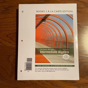 Intermediate Algebra, Books a la Carte Edition